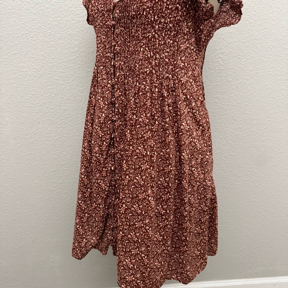 Madewell Pintuck Mini Dress in Florentine Floral Size XS - Picture 8 of 16